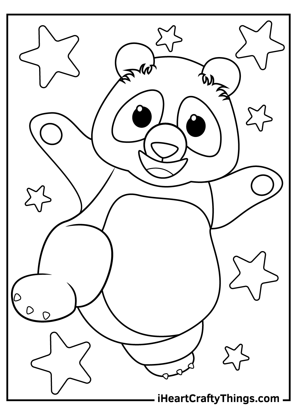 panda coloring pages