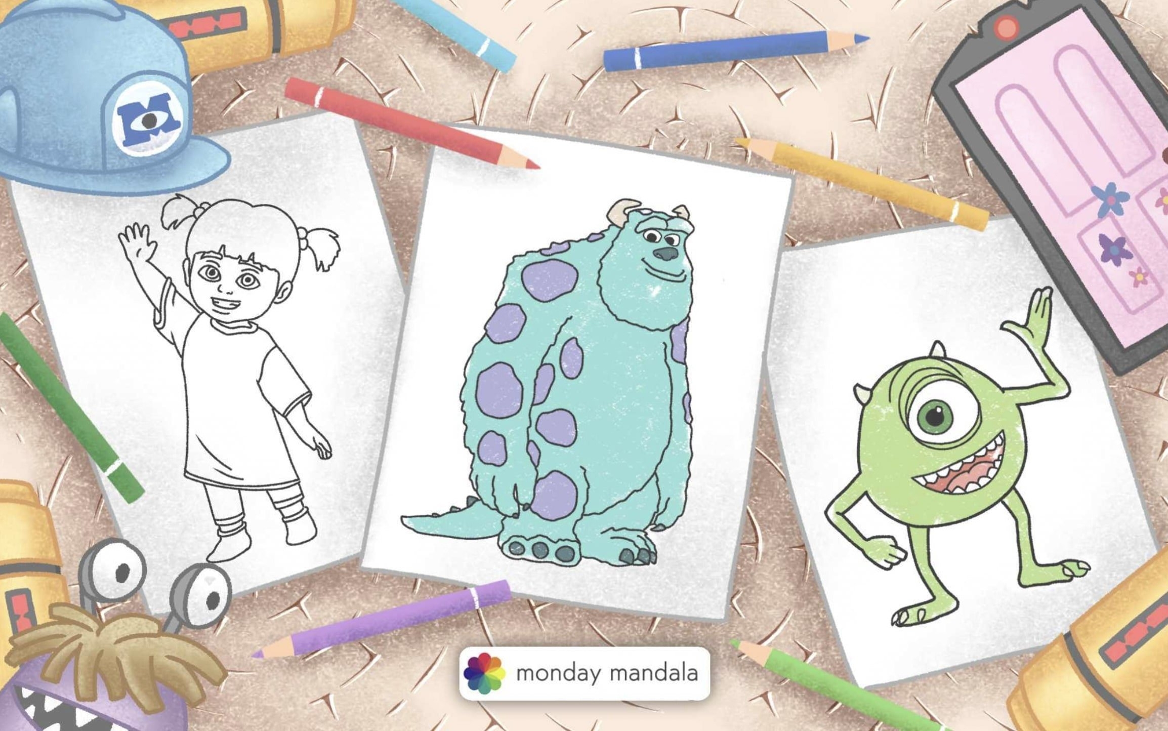 30 Monsters Inc Coloring Pages Free PDF Printables 30 Monsters Inc Coloring Pages Free PDF Printables