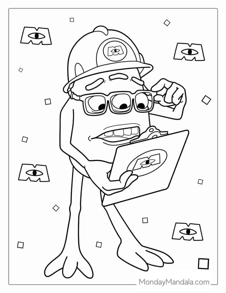 monsters inc coloring pages monsters inc coloring pages
