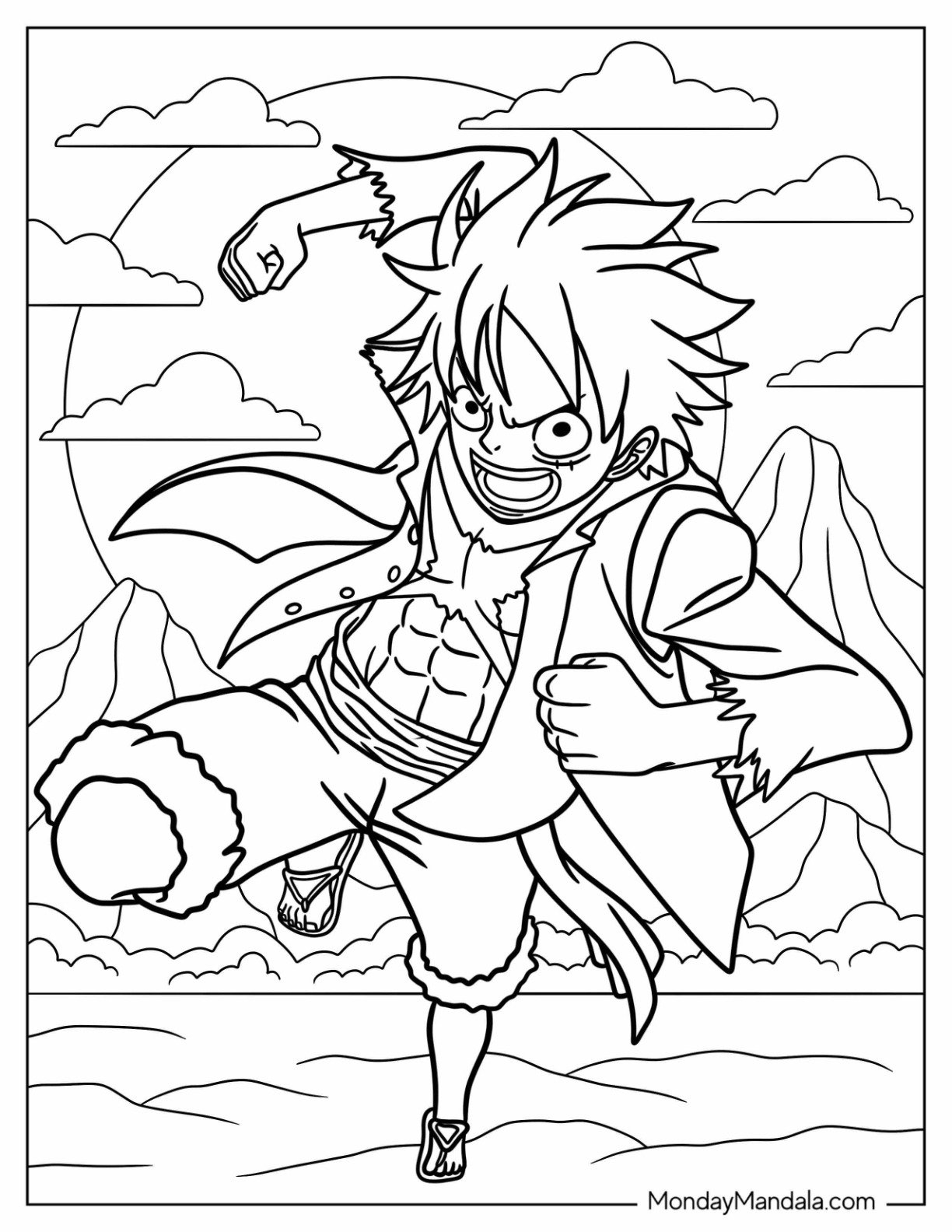 30 One Piece Coloring Pages Free PDF Printables  30 One Piece Coloring Pages Free PDF Printables