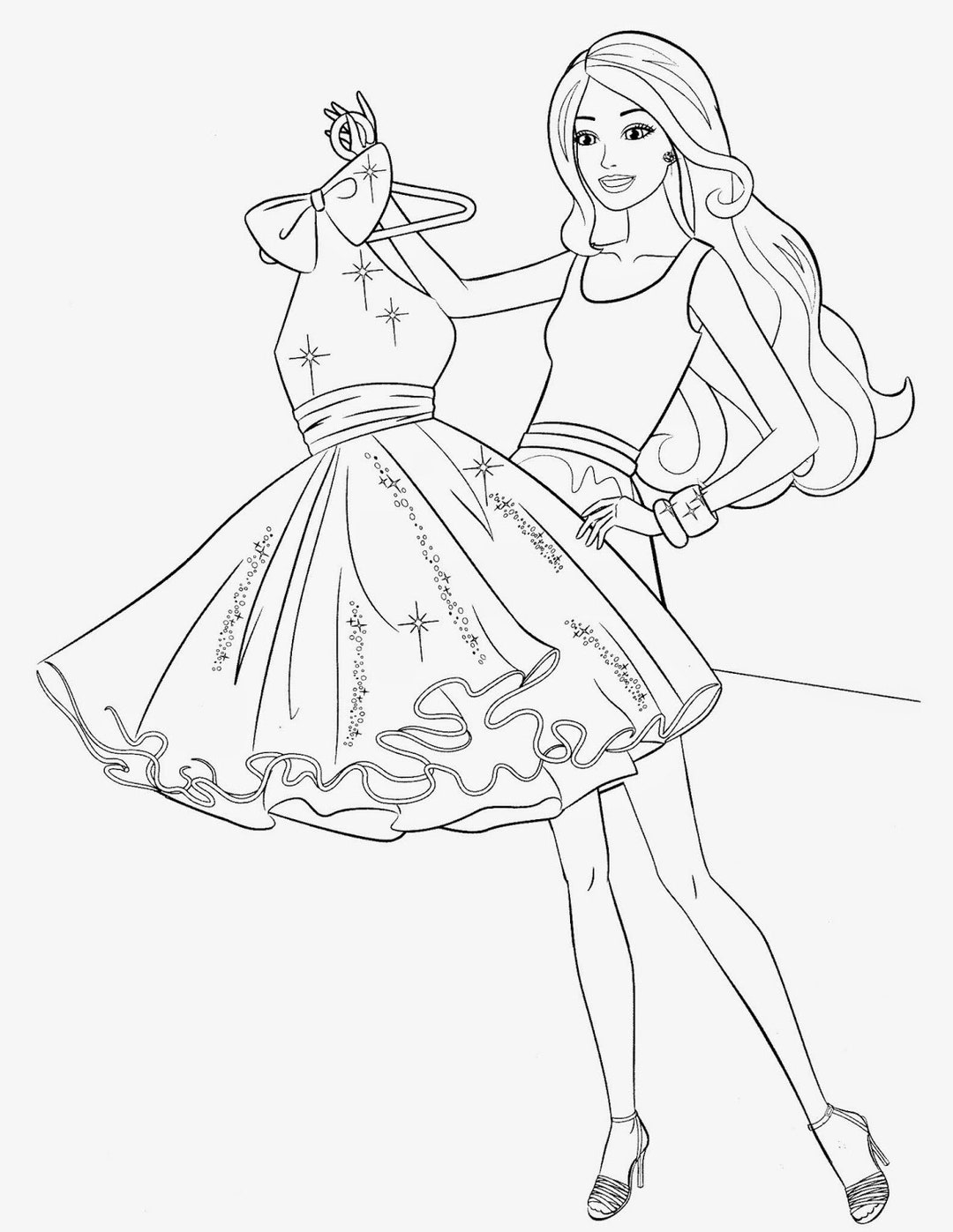 coloring pages barbie coloring pages barbie