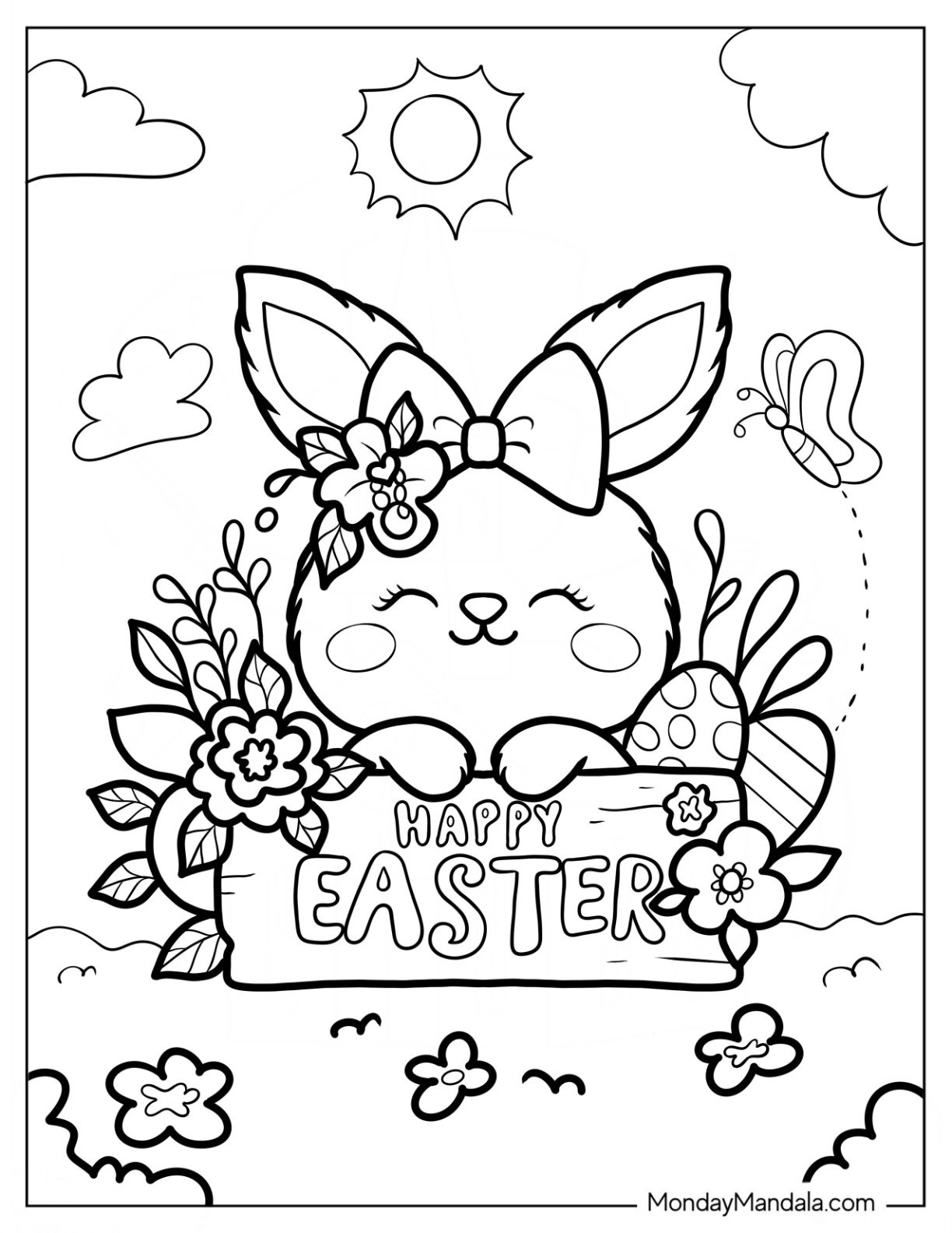 free easter coloring pages