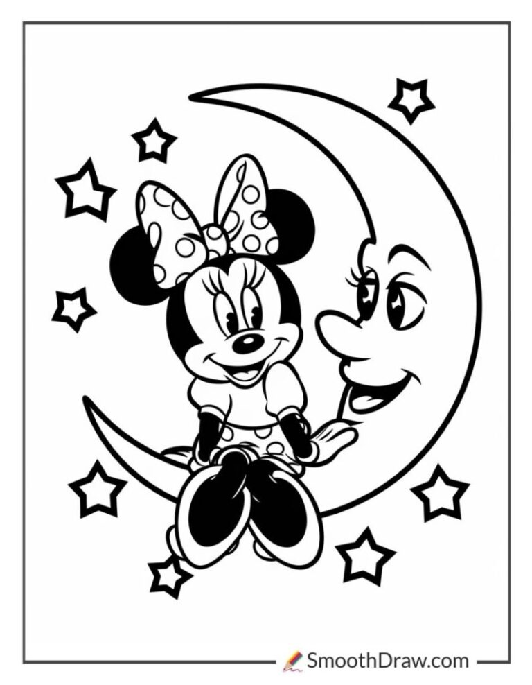 32 Minnie Mouse Coloring Pages Free Printables