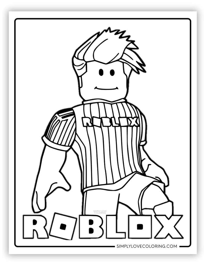 roblox coloring pages