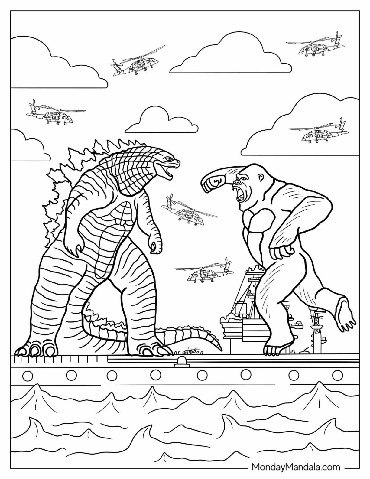 35 Godzilla Coloring Pages Free PDF Printables 35 Godzilla Coloring Pages Free PDF Printables
