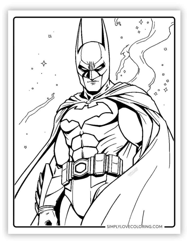 36 Batman Coloring Pages Free PDF Printables Simply Love Coloring