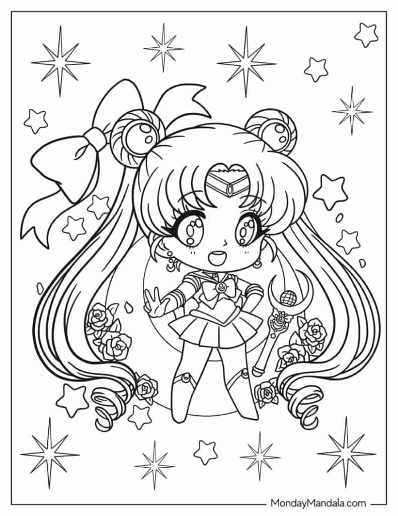 36 Sailor Moon Coloring Pages Free PDF Printables 36 Sailor Moon Coloring Pages Free PDF Printables