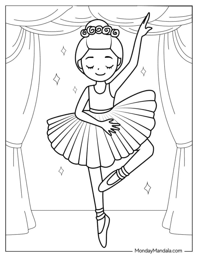 37 Ballerina Coloring Pages Free PDF Printables  37 Ballerina Coloring Pages Free PDF Printables