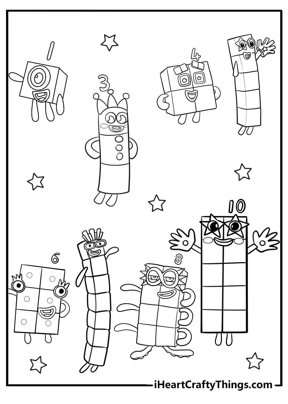 37 New Numberblocks Coloring Pages 100 Free To Print 