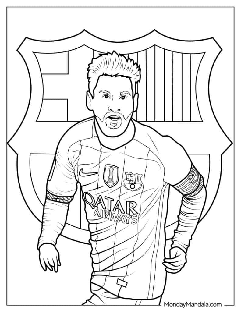 38 Lionel Messi Coloring Pages Free PDF Printables  38 Lionel Messi Coloring Pages Free PDF Printables