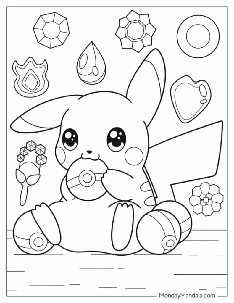 pikachu printable coloring pages pikachu printable coloring pages