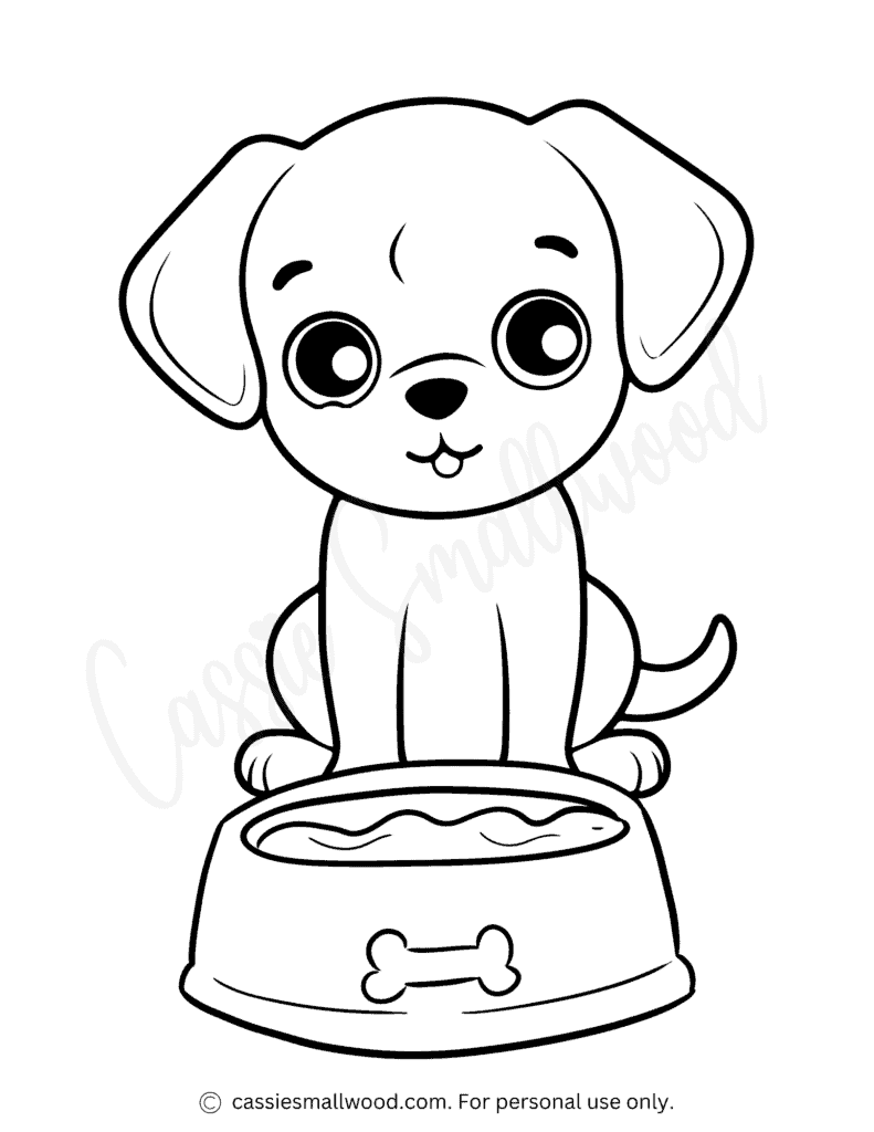cute dog coloring pages cute dog coloring pages
