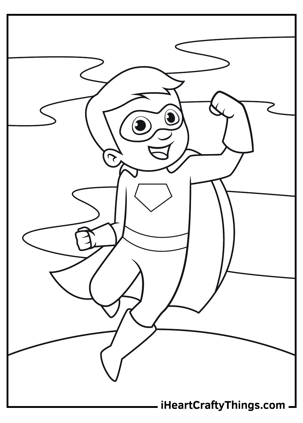 super hero coloring pages