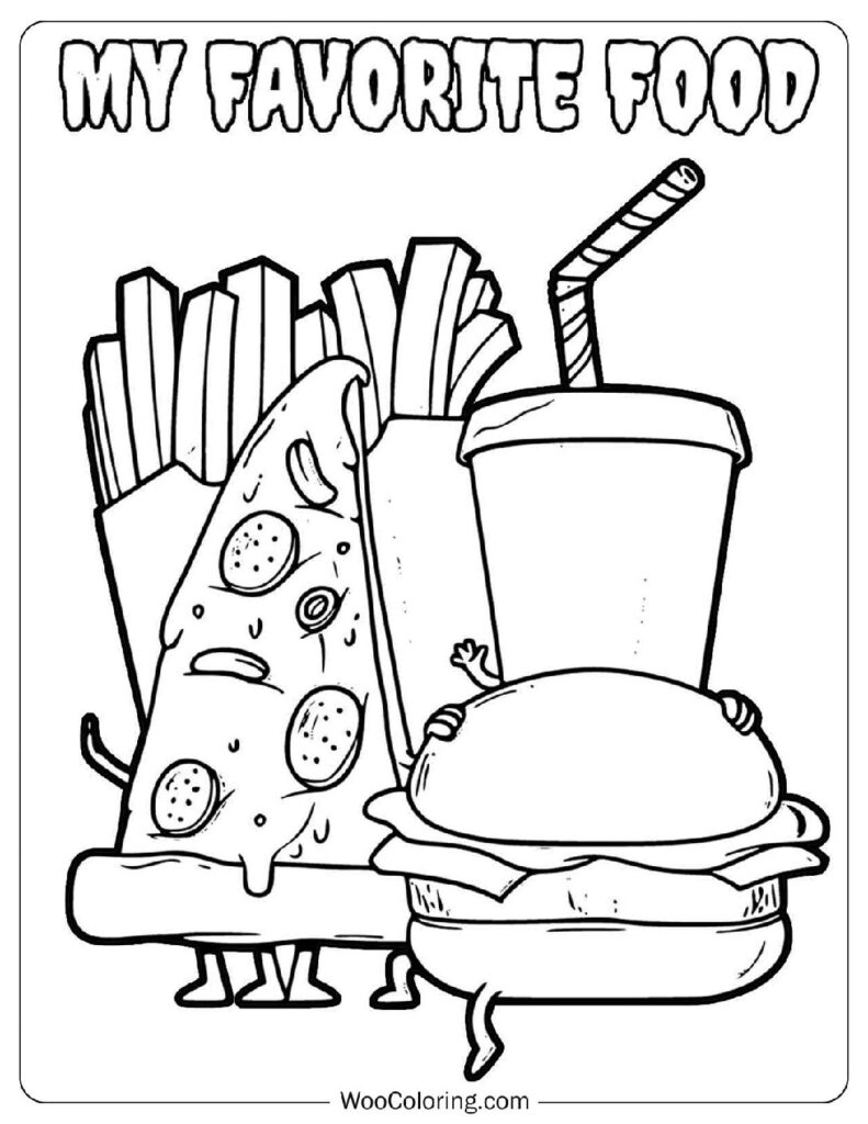 food coloring pages
