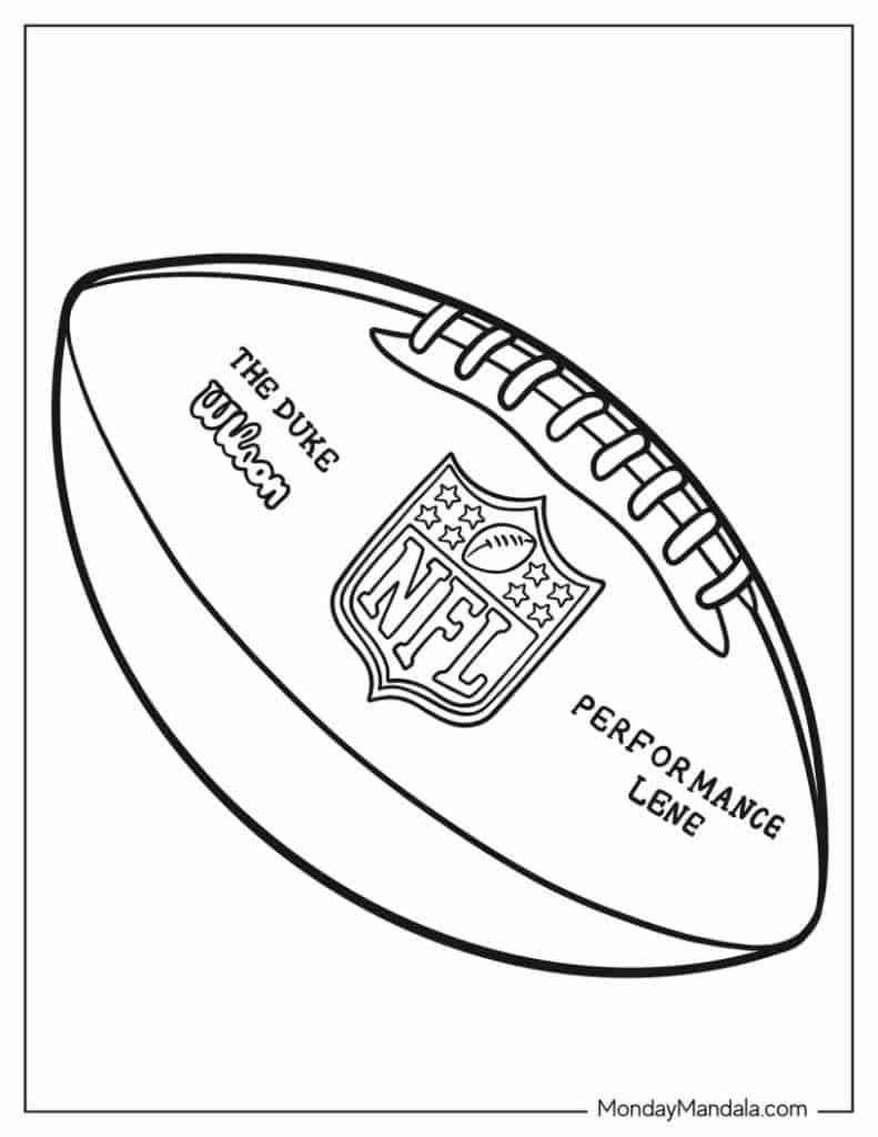42 Football Coloring Pages Free PDF Printables  42 Football Coloring Pages Free PDF Printables