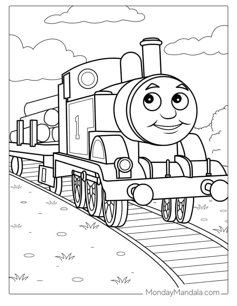 42 Thomas Friends Coloring Pages Free PDF Printables 