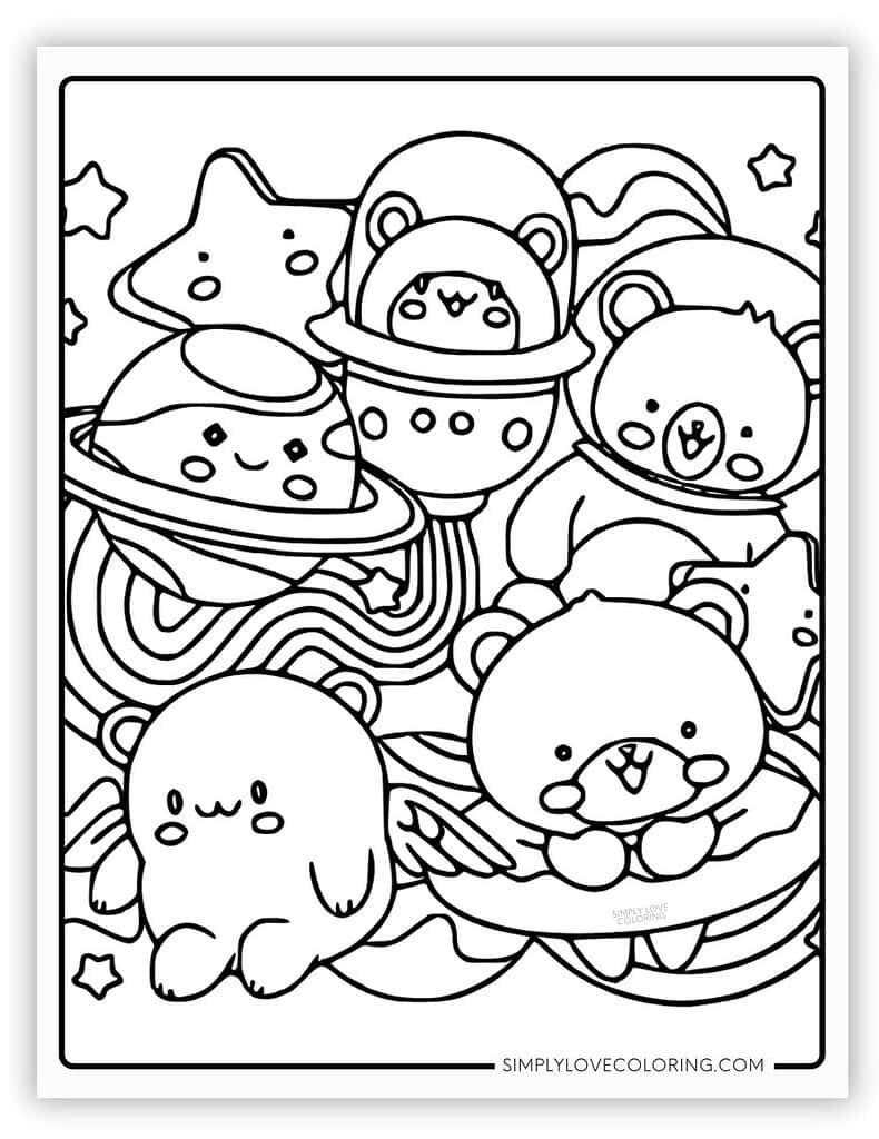 kawaii coloring pages