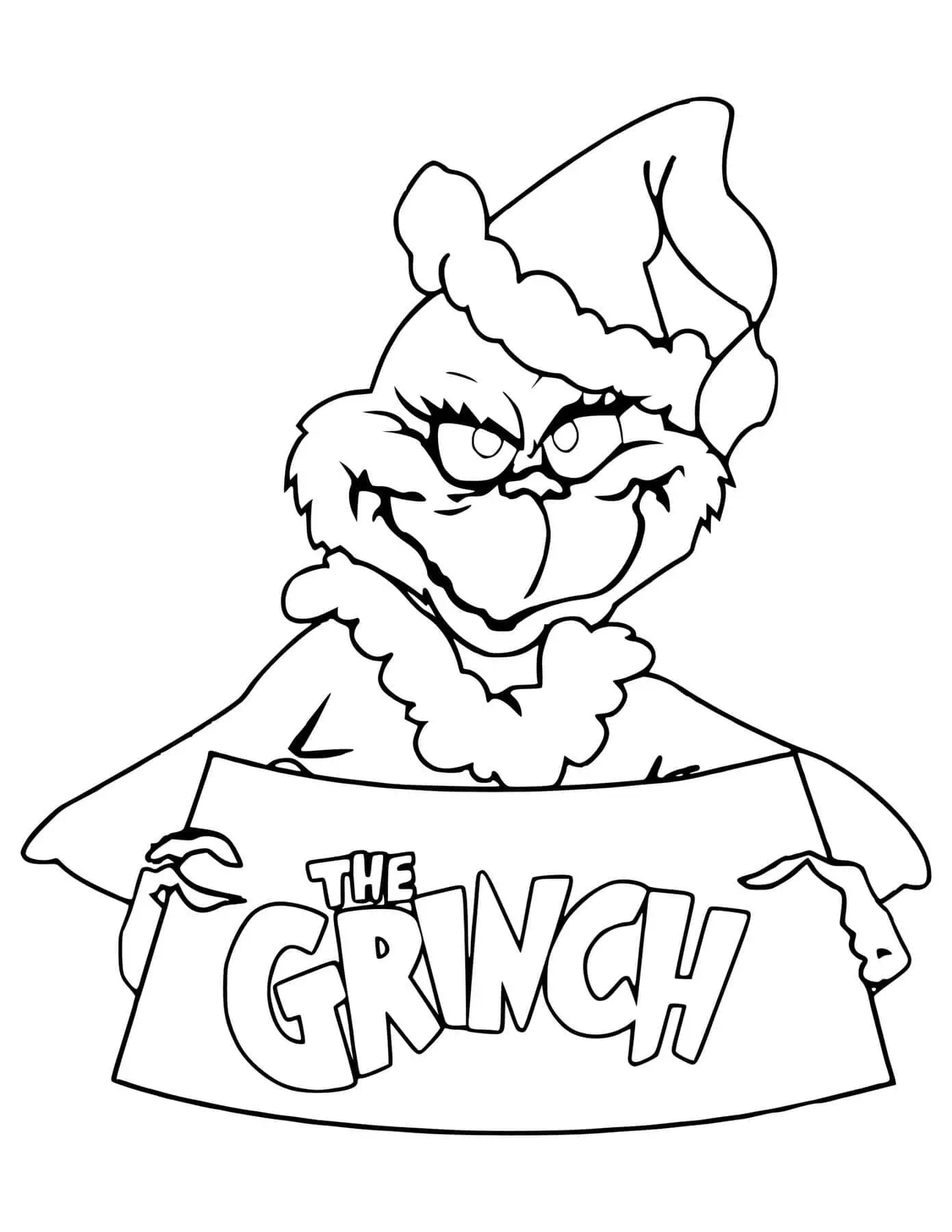 grinch coloring pages