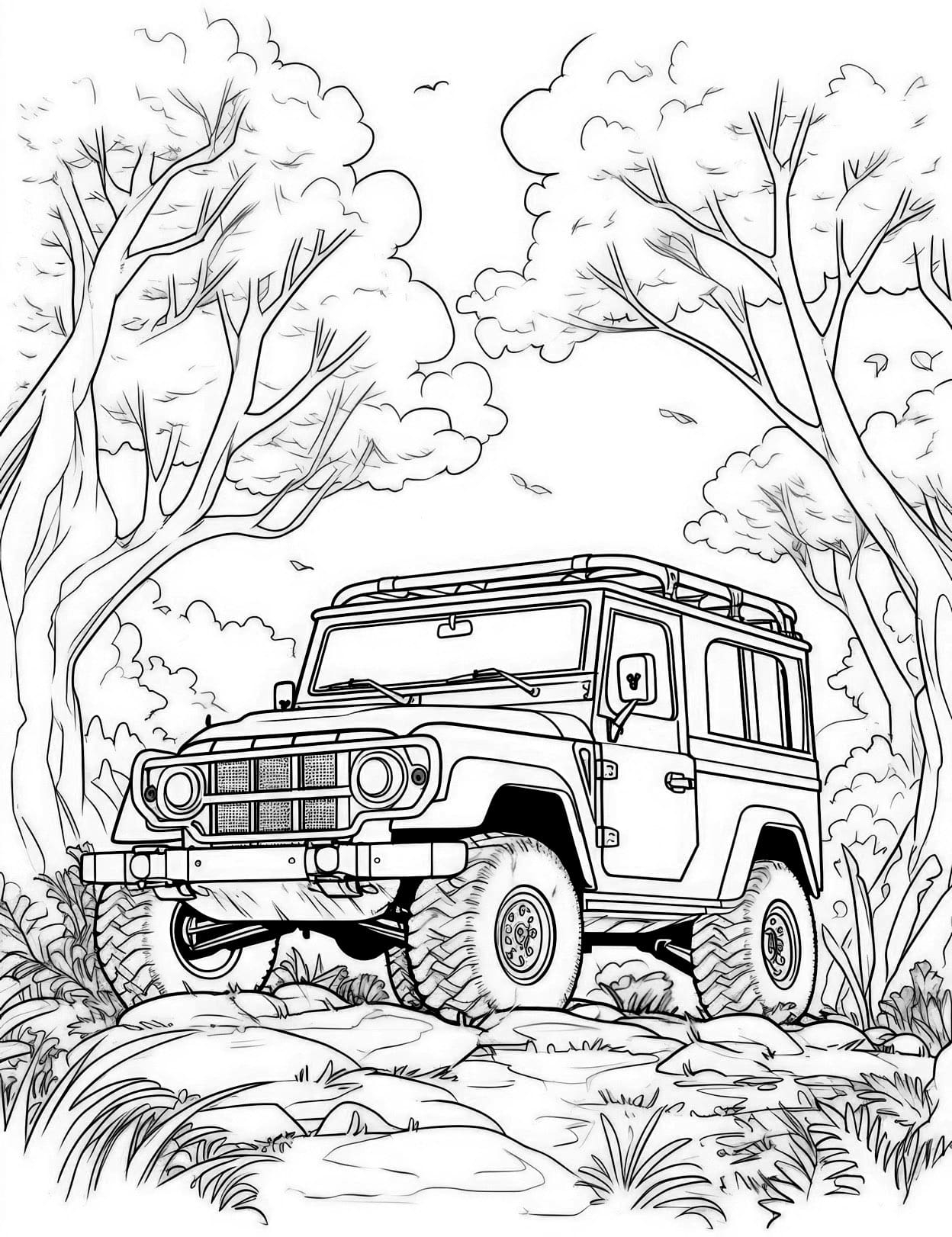 45 Car Coloring Pages For Adults And Kids Our Mindful Life