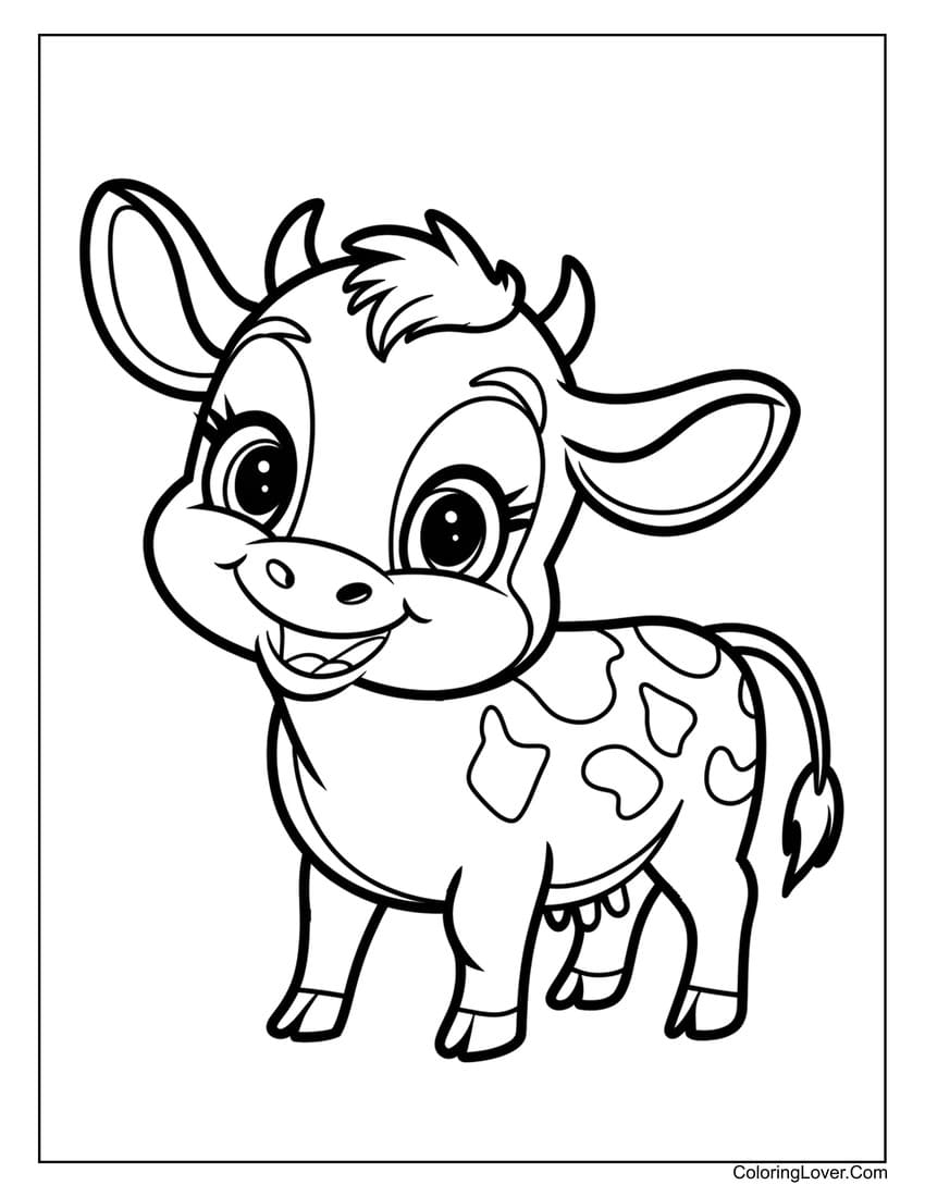 cow coloring pages