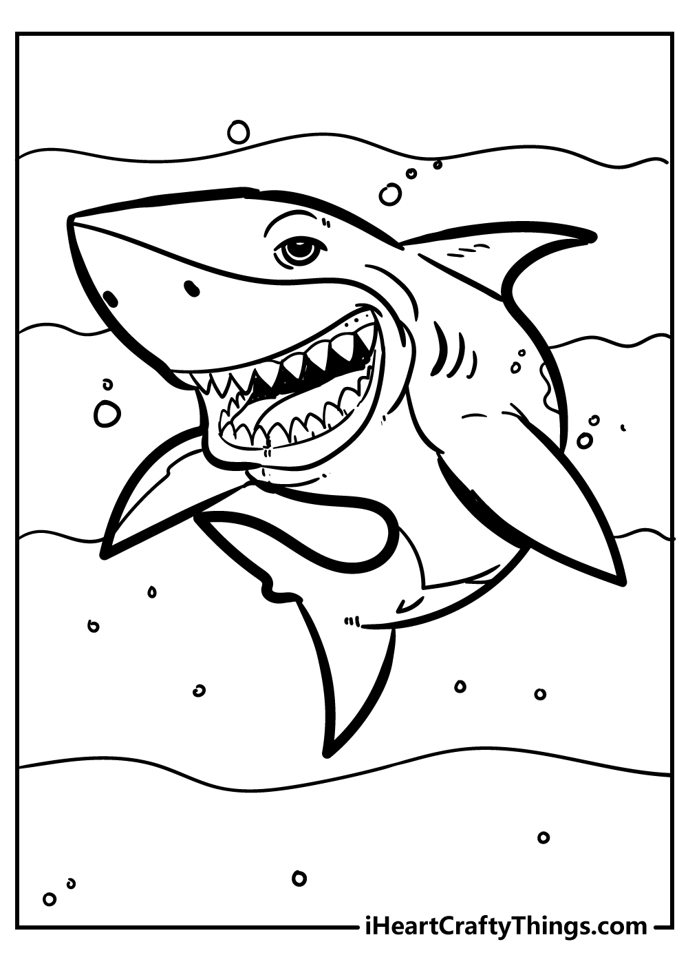 shark coloring pages