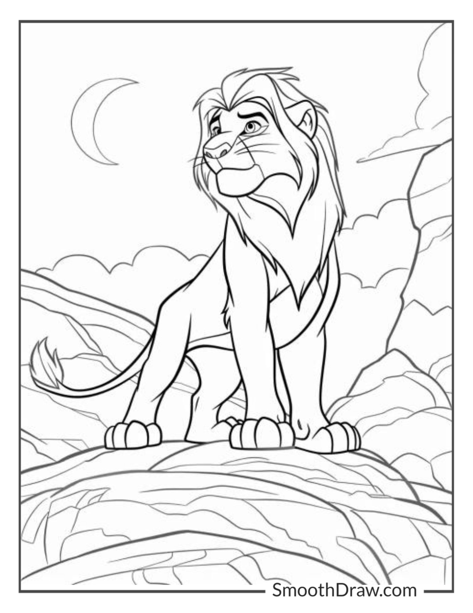 lion coloring pages