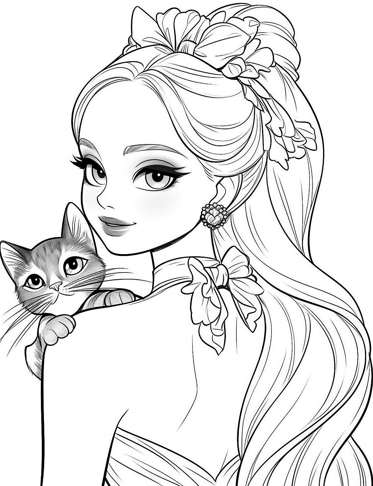 barbie coloring pages printable