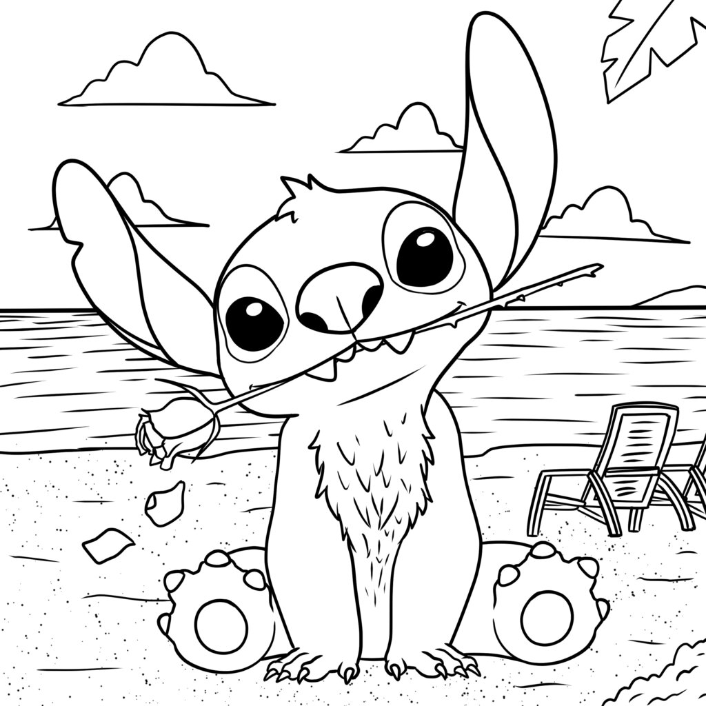 printable stitch coloring pages printable stitch coloring pages