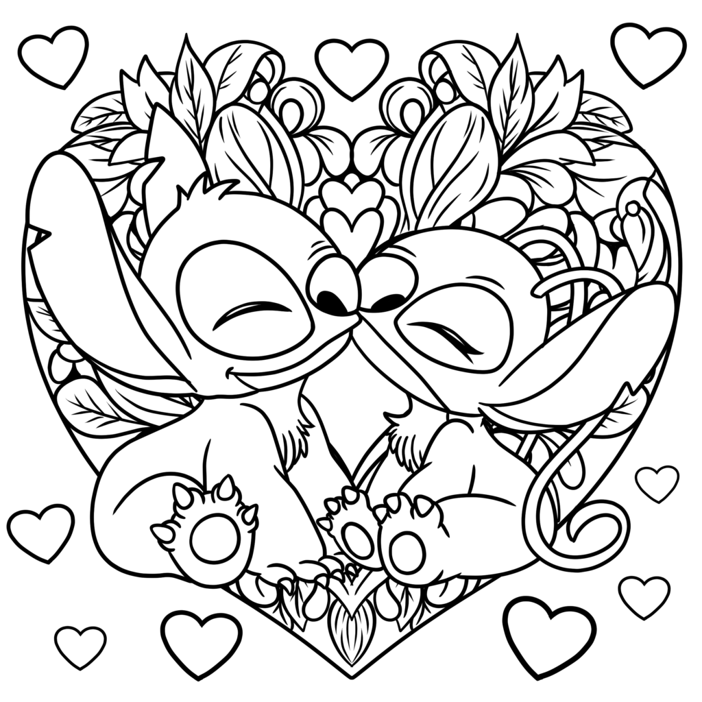 stitch coloring pages