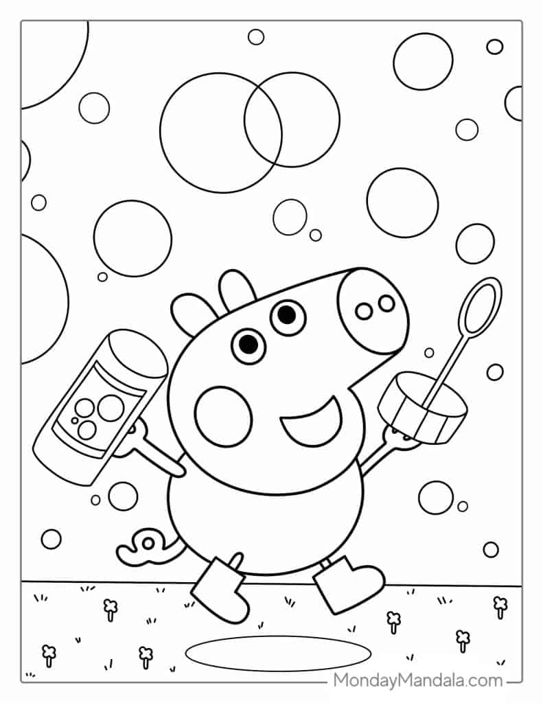 peppa coloring page