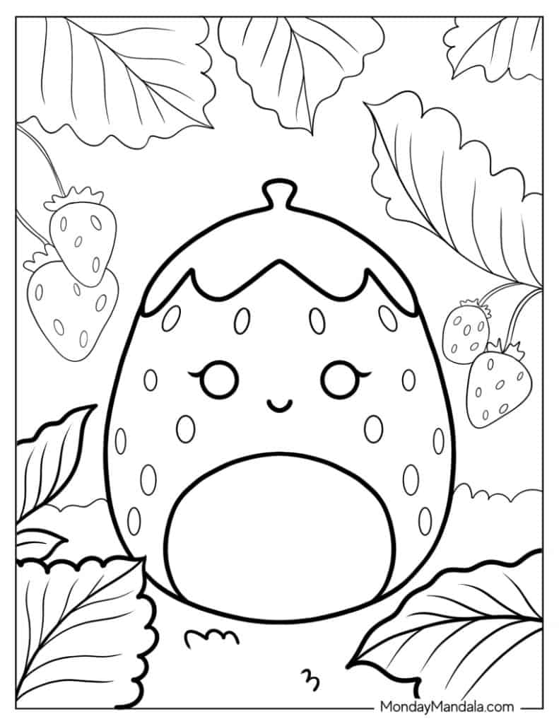 squishmallow coloring pages