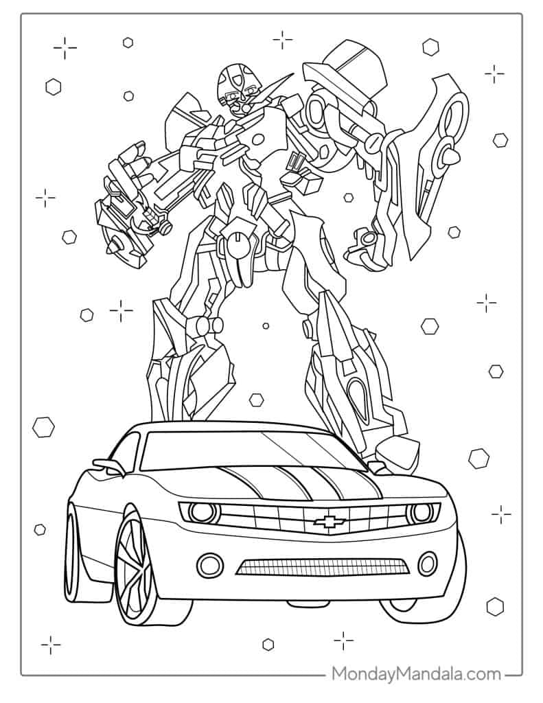 50 Transformers Coloring Pages Free PDF Printables 