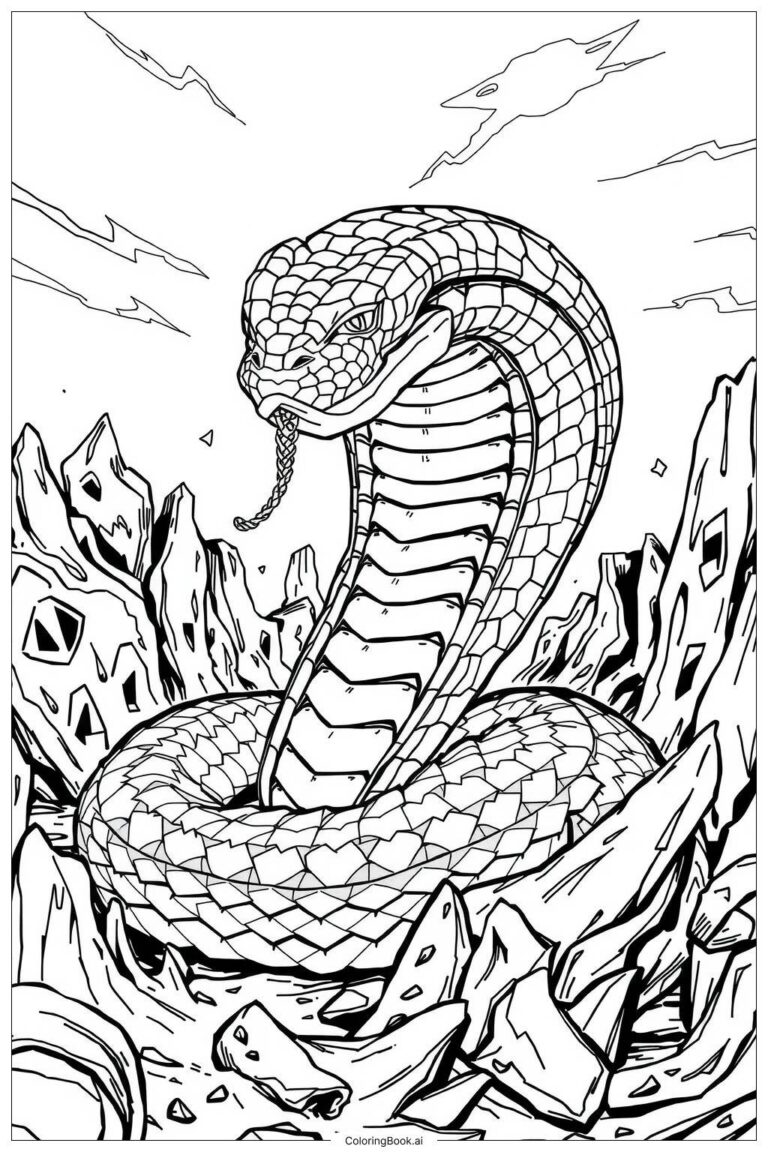 51 Snake Coloring Pages Free PDF PNG Printables
