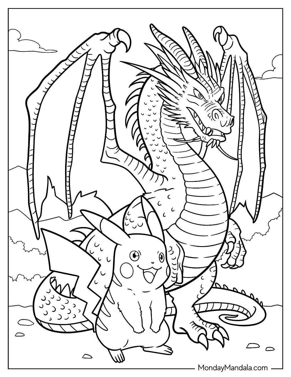 printable dragon coloring pages printable dragon coloring pages