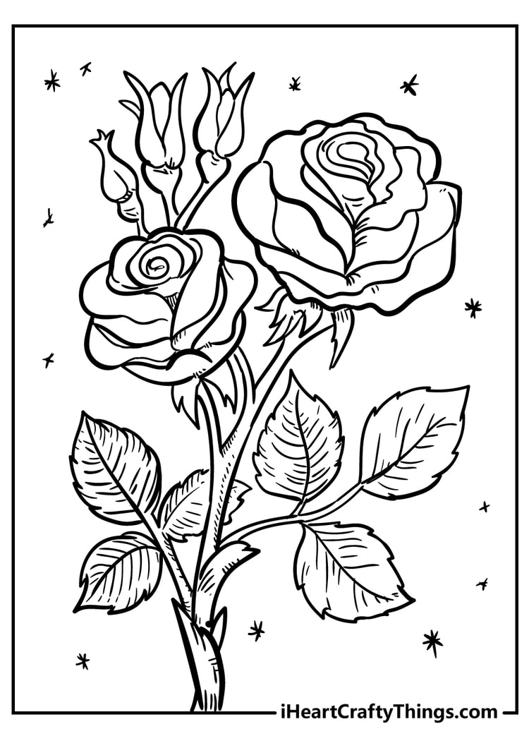 coloring pages flower