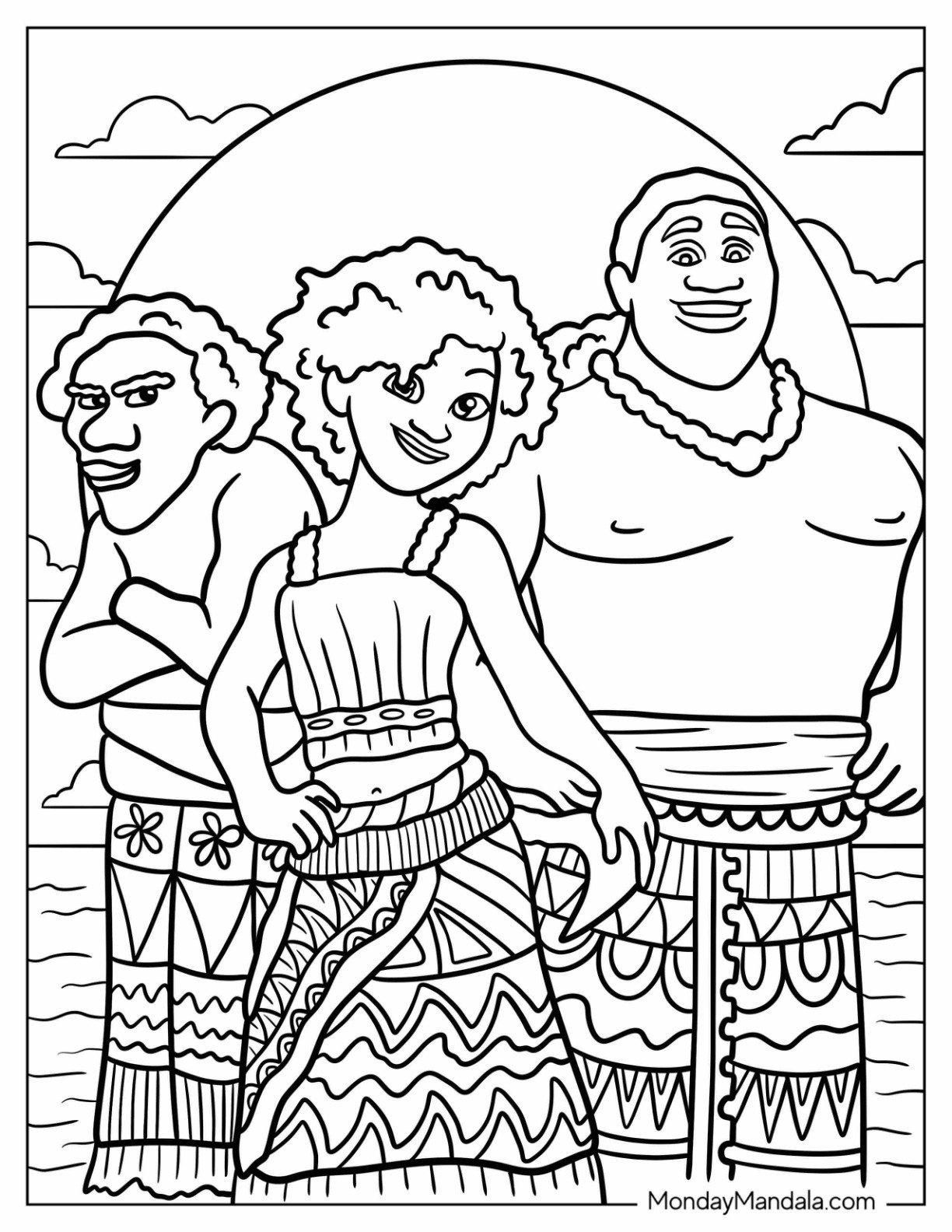 52 Moana Coloring Pages Free PDF Printables  52 Moana Coloring Pages Free PDF Printables