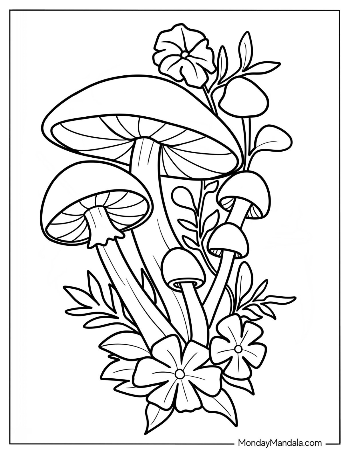 56 Mushroom Coloring Pages Free PDF Printables  56 Mushroom Coloring Pages Free PDF Printables