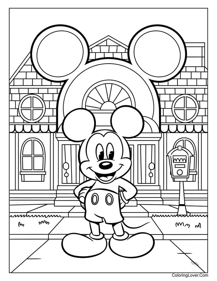 mickey coloring pages