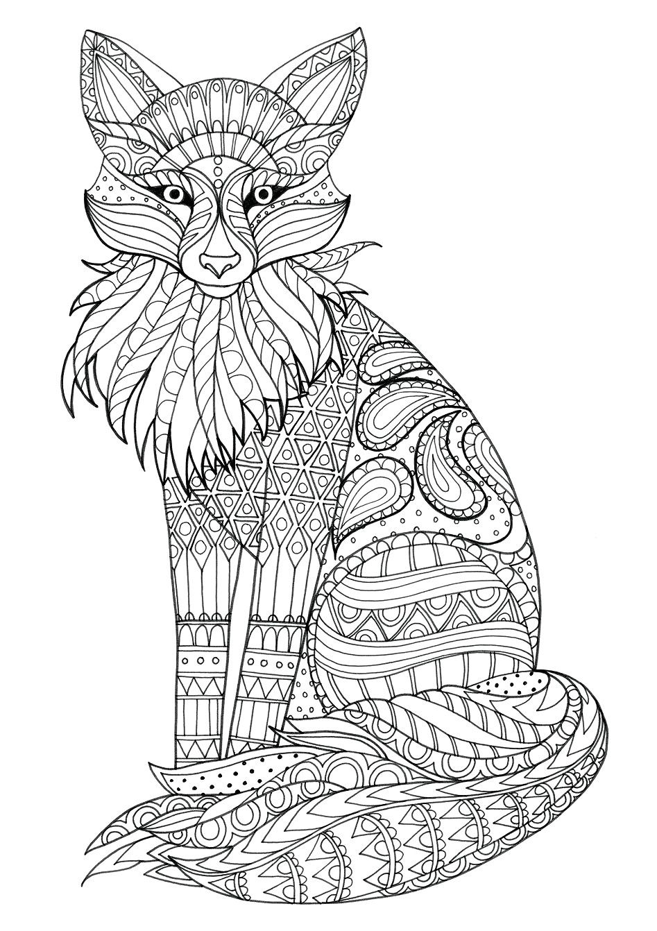 detailed coloring pages