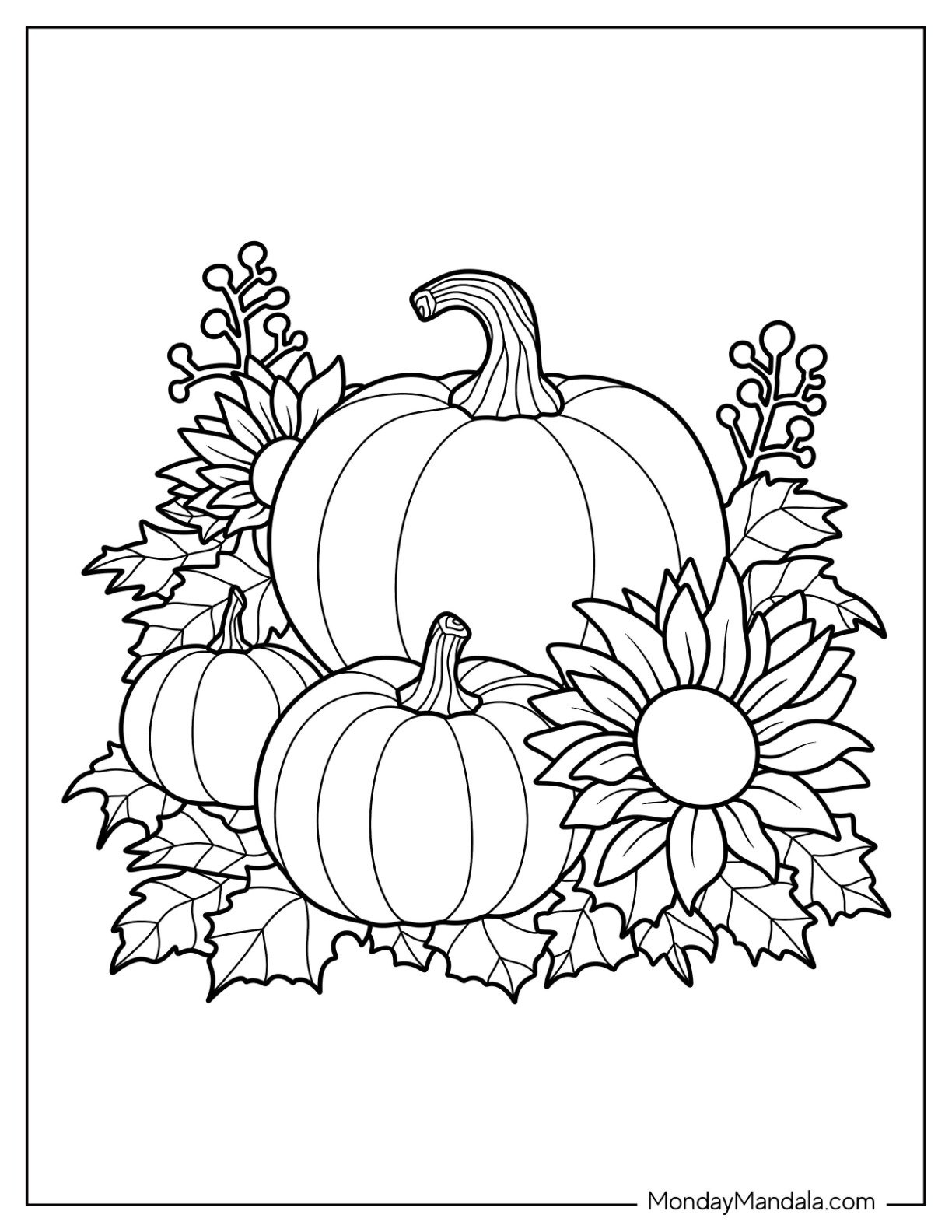 60 Pumpkin Coloring Pages Free PDF Printables  60 Pumpkin Coloring Pages Free PDF Printables