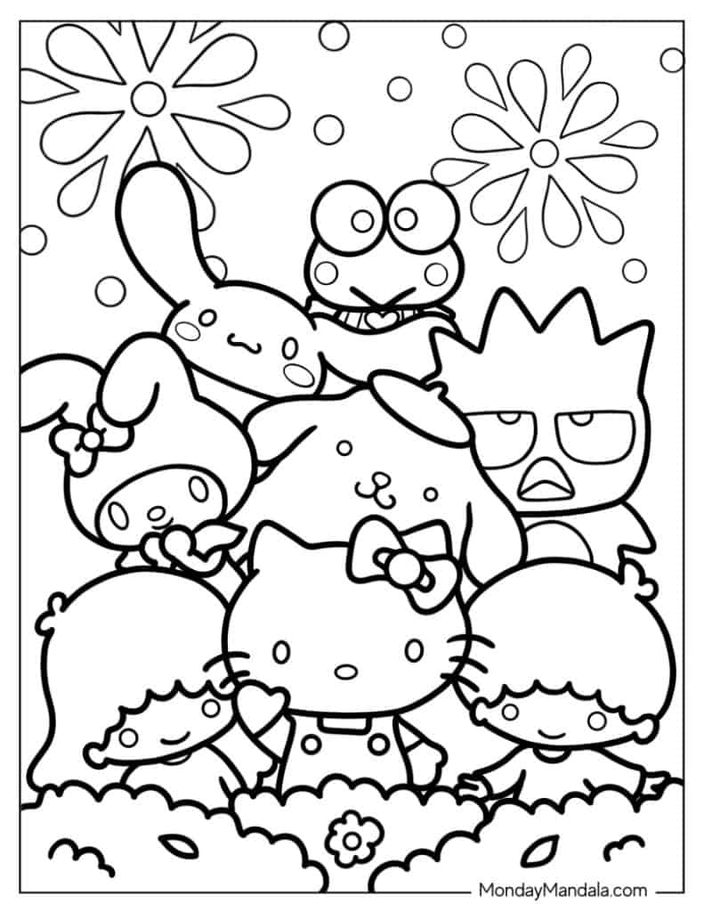 printable hello kitty coloring pages printable hello kitty coloring pages