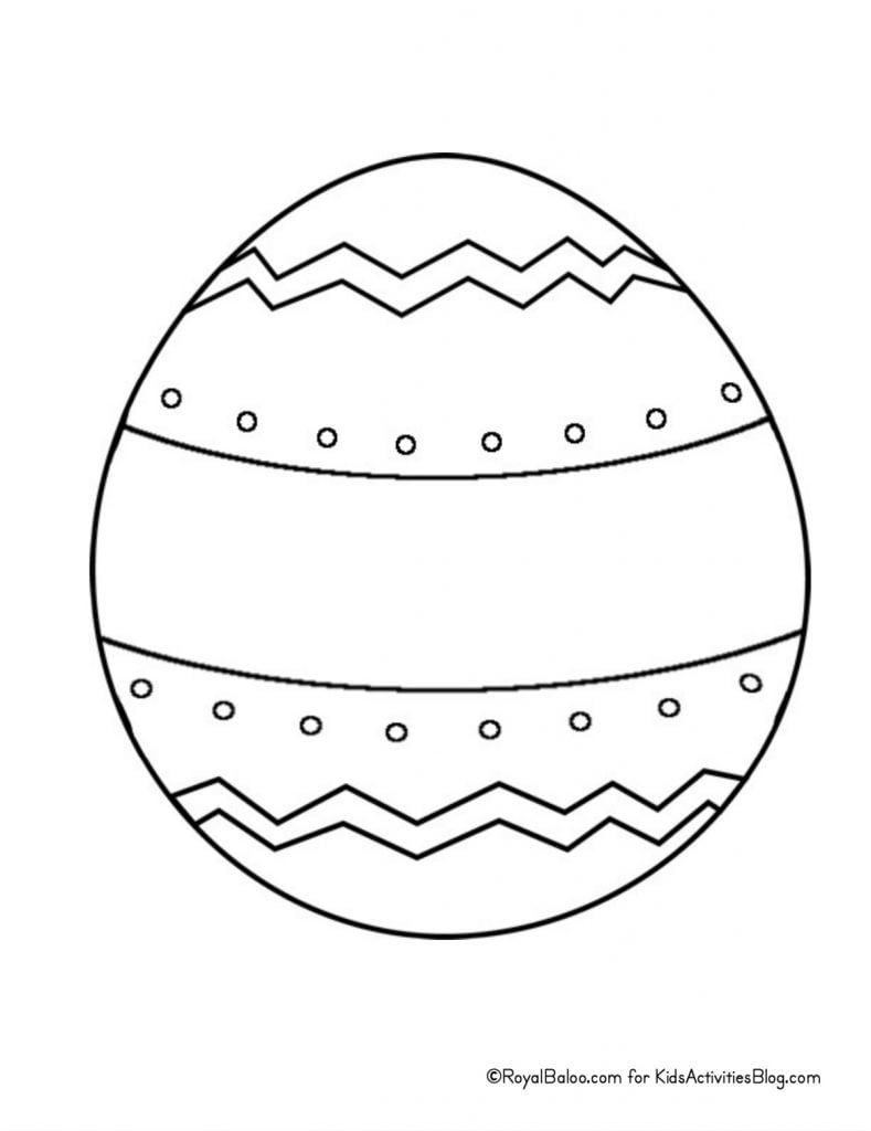 7 Free Easter Egg Coloring Pages Printable Templates Kids Activities Blog