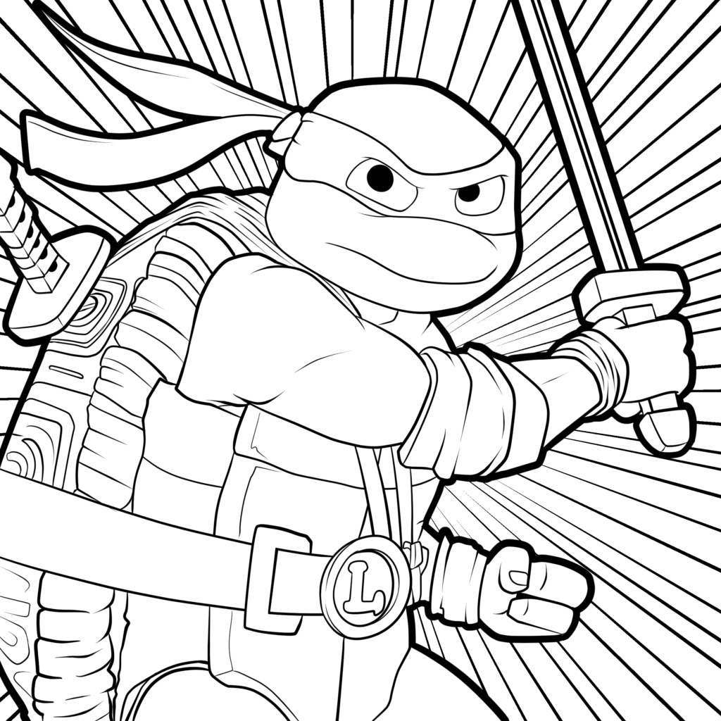 7 Tales Of The Teenage Mutant Ninja Turtles Coloring Pages TheToyZone