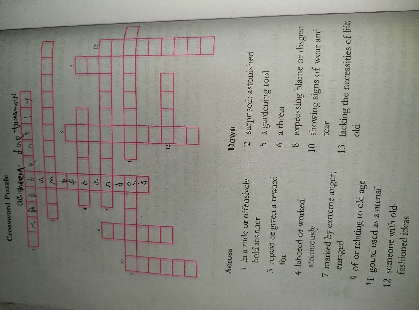 manner crossword clue