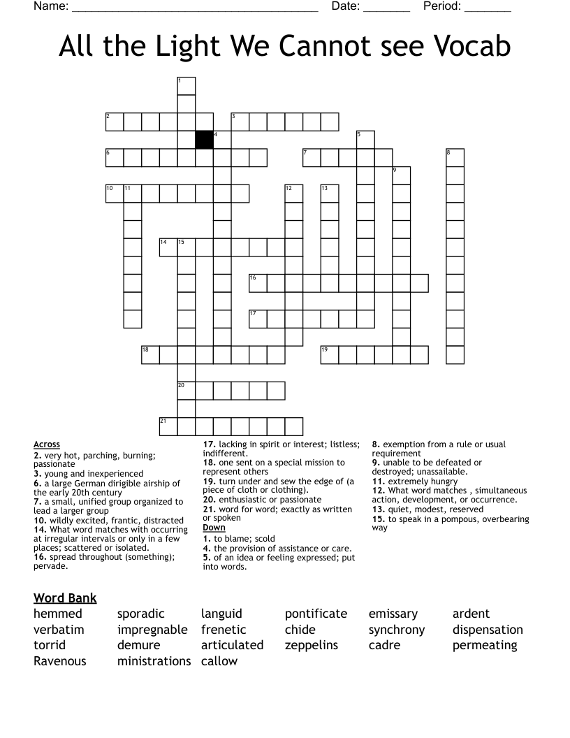 inexperienced crossword clue