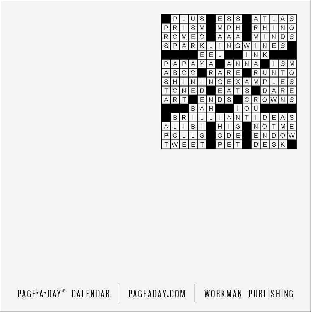 Amazon Mensa 10 Minute Crossword Puzzles Page A Day Calendar 2025 9781523525096 Newman Stanley Workman Calendars Libros Amazon Mensa 10 Minute Crossword Puzzles Page A Day Calendar 2025 9781523525096 Newman Stanley Workman Calendars Libros