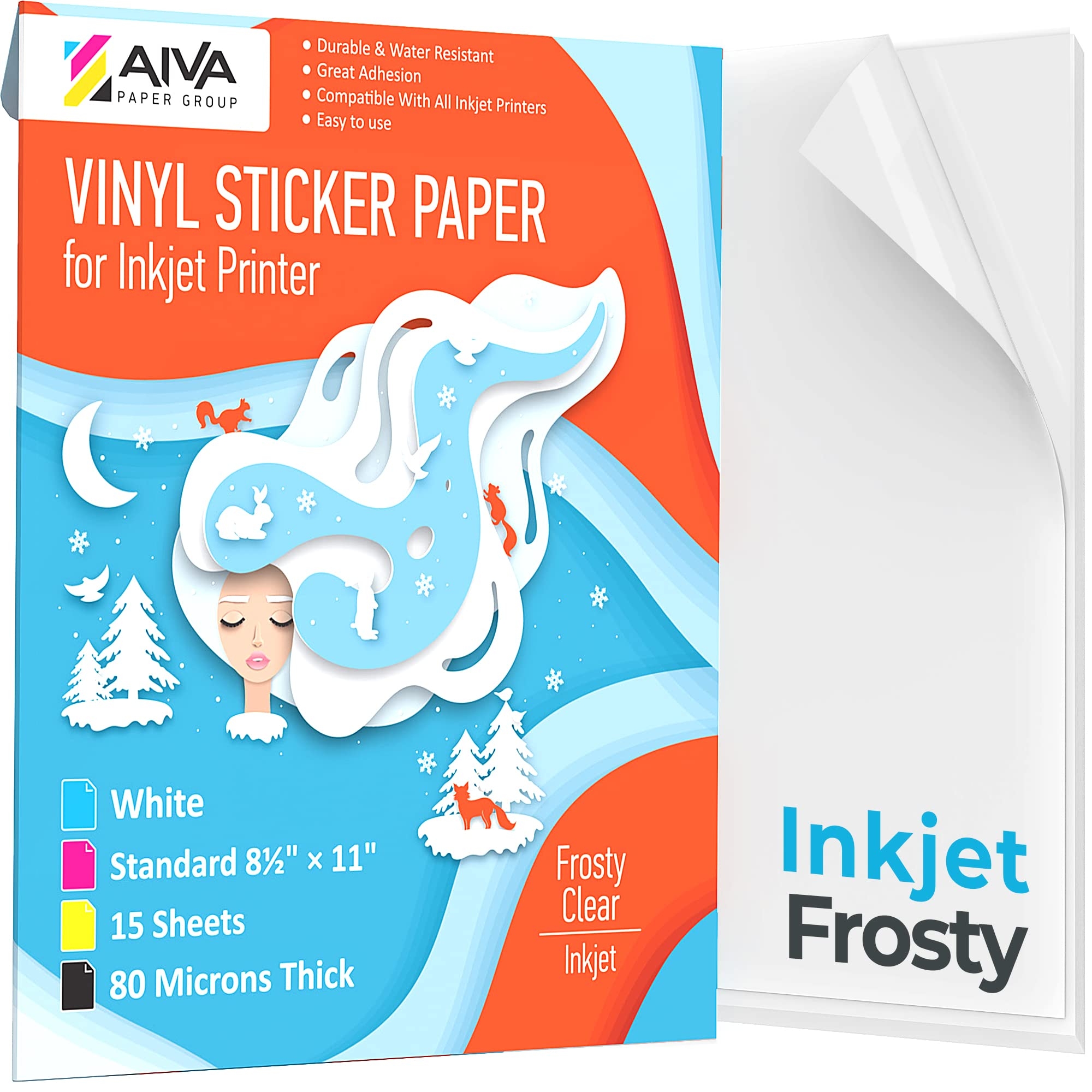 printable clear sticker paper
