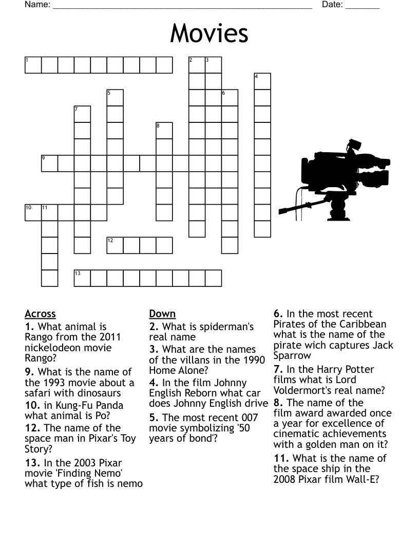 Animal Science Crossword Puzzle WordMint