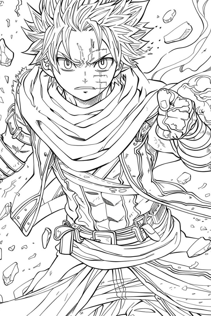 Anime Coloring Pages Free Printables  Anime Coloring Pages Free Printables