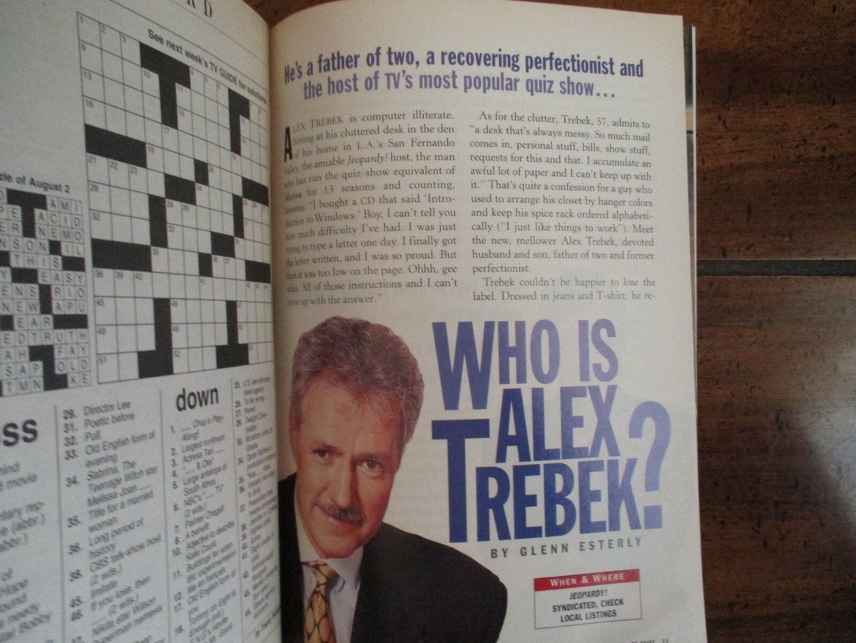 Au 1997 TV Guide Mag ALEX TREBEK JEOPARDY BARBARA WALTERS THE VIEW JACK LaLANNE EBay